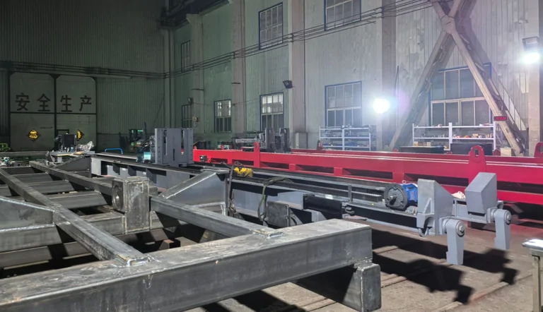 Bundle puller manufacturing in the Jingchen equipment workshop